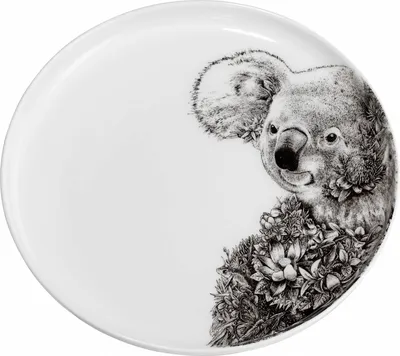 Immagine prodotto di Maxwell & Williams Teller Marini Ferlazzo Koala, Porzellan, Schwarz, Weiß, 20 cm, DX0532