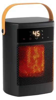 Obrázok produktu pre Prenosný keramický digitálny ohrievač s ventilátorom, 1200 W, regulácia teploty 20–45 °C, kompaktný dizajn, efektívna technológia vykurovania, tichá prevádzka