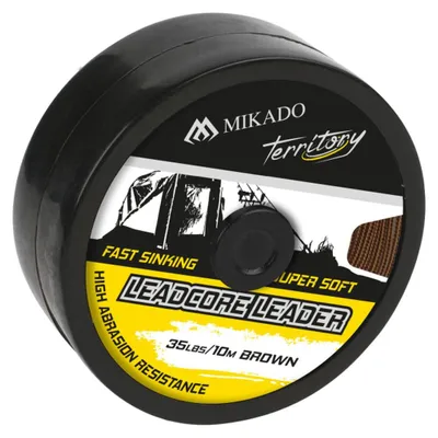 Produktbild von 10m Mikado LEADCORE LEADER 35lbs braun Karpfenangeln Vorfachmaterial Rigs