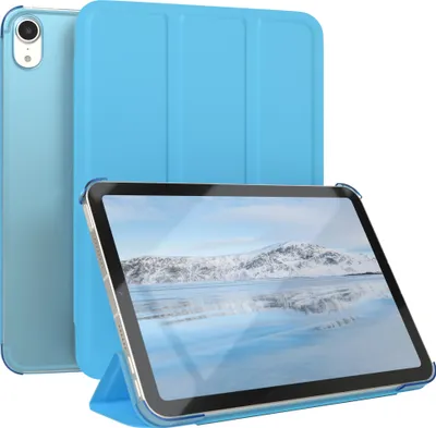 Produktbild von EAZY CASE Smartcase für Apple iPad Mini 6 (2021) Tabletcase Bookcover Smart Flipcase magnetisch Blau