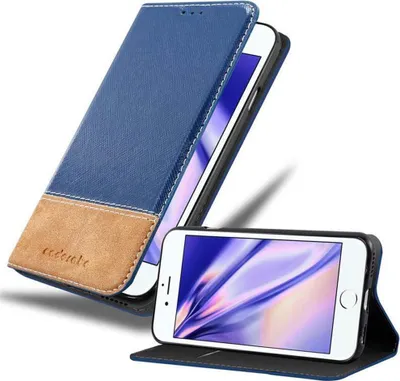 Zdjęcie produktu dla Etui do iPhone 6 PLUS / iPhone 6S PLUS Etui ochronne na telefon komórkowy Etui z klapką Book X-Wallet DARK BLUE BROWN