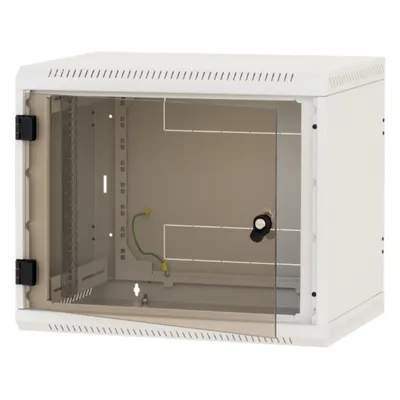Produktbild von Triton - 19" Wandschrank einteilig 12HE/595mm Vollglastür