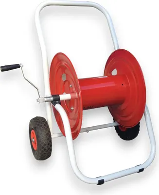Image de Chariot enrouleur de tuyau d'arrosage robuste en acier galvanisé G43