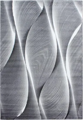 Produktbild von Kurzflor Teppich PARMA Schwarz 280 x 370 cm