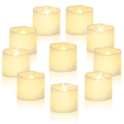 Productafbeelding van Set van 24 LED-theelichtjes op batterijen warm wit