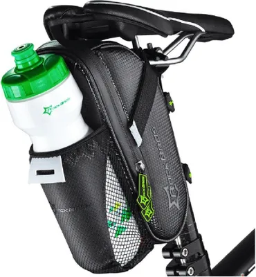 Produktbild von Rockbros Satteltasche Sitztasche Fahrrad Sattelstangentasche schwarz carbon