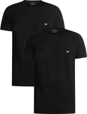 Produktbild von Emporio Armani 2er Pack Crew Lounge T-Shirts, Blau S
