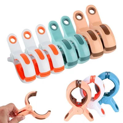 Strandtuchclips 10 Stück, große Klemmen für Badetücher