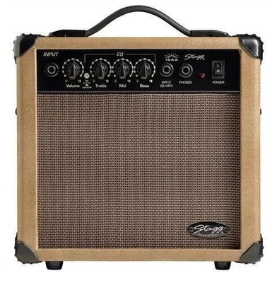 Produktbild von Stagg 10 AA EU 10 W RMS Akustik-Gitarrenverstärker