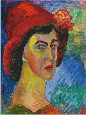 Produktbild von ARTland Wandbild Alu für Innen & Outdoor Selbstbildnis I. um 1908. Größe: 45x60 cm