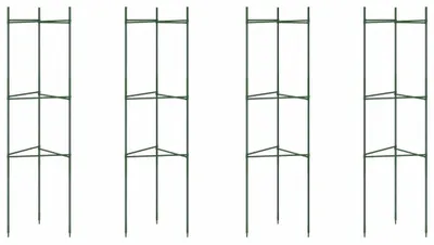 Produktbild von Solidchoice – Tomatenstützen-Set, 4 Stück, 116 cm, Stahl, für Kletterpflanzen