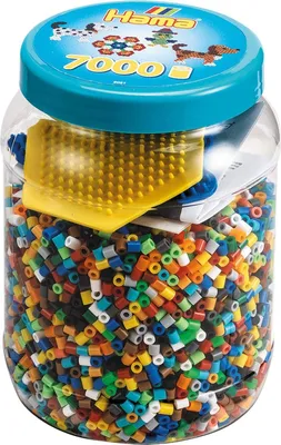 Image de Hama 2021 - Boîte avec perles et palettes de crayons
