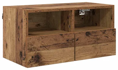 Produktbild von vidaXL TV-Wandschrank Altholz 60 x 30 x 30 cm Holzwerkstoff
