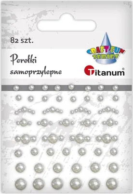 Produktbild von Selbstklebende Perlen Mix Größe 82pcs Titanum