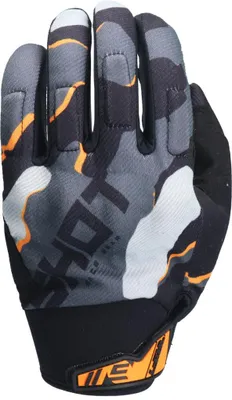 Produktbild von Shot Drift Camo Motocross Handschuhe, orange, 9