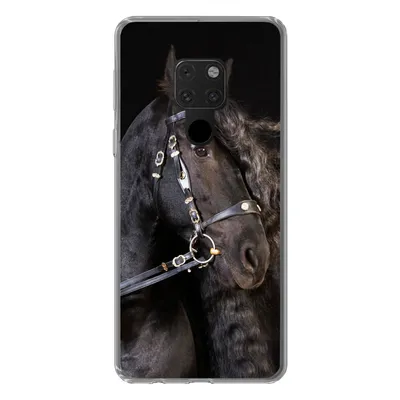 Produktbild von MuchoWow® Handyhülle Schutzhülle Hülle für Huawei P40 Lite Pferd - Halfter - Mähne Silikon Softcase Handy Hülle - Handy