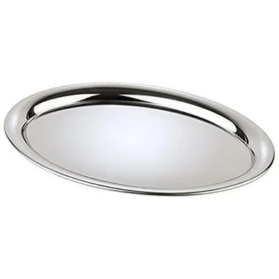 Produktbild von APS Tablett KAFFEEHAUS silber oval 20,0 x 14,5 cm