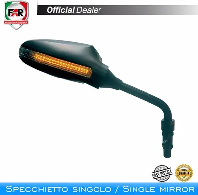 Zdjęcie produktu dla Lusterko boczne lewe 6415 czarne do Ducati