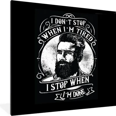 Produktbild von MuchoWow® MuchoWow® Gerahmtes Poster Mancave - Männer - Vintage - Zitat 40x40 cm - Poster mit zchwarzem Bilderrahmen - Mit Rahmen - Wanddekoration Schlafzimmer