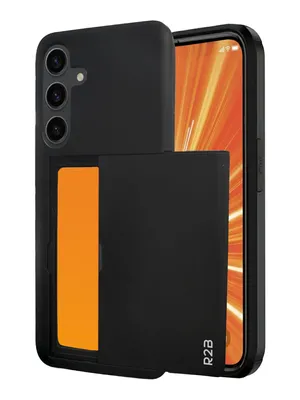 Produktbild von R2B Handyhülle mit Kartenfach für Samsung Galaxy A55 – Platz für 3 Karten – Inklusive Displayschutz