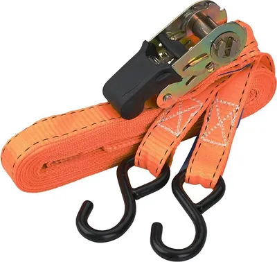 Obrázok produktu pre Pás upínací ráčnový s háky, 8m x 25mm, max. 800kg, PES
