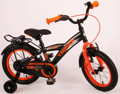 Zdjęcie produktu dla Rower dziecięcy Volare Thombike - chłopięcy - 14 cali - czarno-pomarańczowy