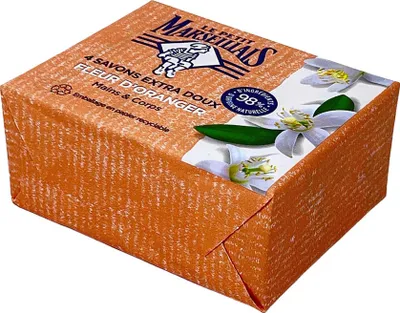 Produktbild von Le Petit Marseillais Orangenblüten Seife 4x100g – Extra Sanft für zarte Reinigung
