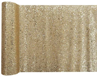 Produktbild von Tischläufer gold glitzer 3 m x 28 cm