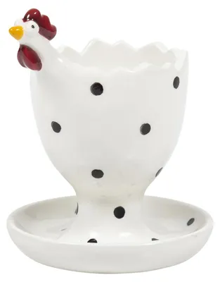 Produktbild von Nääsgränsgården - Eierbecher Henne weiß 9 cm