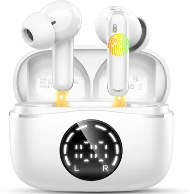 Bluetooth In-Ear Kopfhörer mit 48h Laufzeit, 4-Mic ENC, HiFi-Stereo & IPX7 Schutz – Perfekt für Sport, Reisen & Arbeit