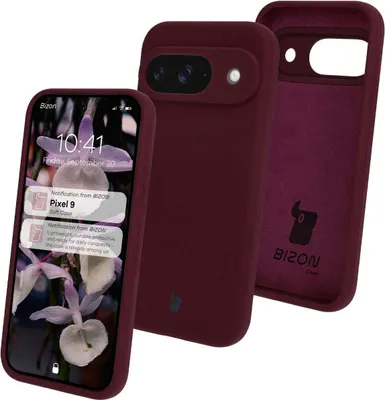 Produktbild von Bizon Soft Case für Google Pixel 9, Dunkelviolett
