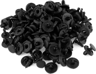 Produktbild von 6,8 mm, Push-Typ-BLECH VERKLEIDUNG KUNSTSTOFFNIET, Schwarz, 100 Stück de