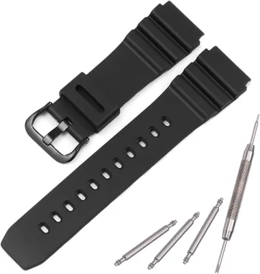 Produktbild von Uhrenarmband Silikon 22mm, uni, für Outdoor Sport