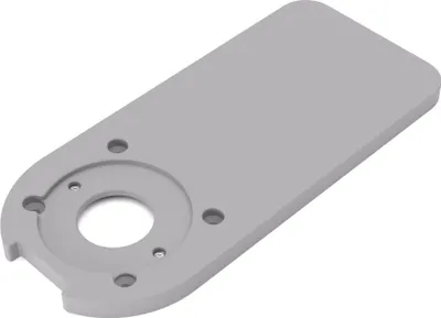 Image de PRIWAS plaque adaptatrice XL compatible avec Makita DRT50 | semelle de glissement agrandie pour bagues de copiage compatible avec les affleureuses Makita