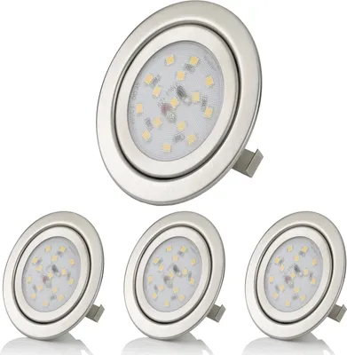 Produktbild von Sweet LED Möbel 4xEinbaustrahler chrom 3W warmweiß spots Decke 230V