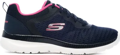 Produktbild von Skechers Bountiful - Quick Path - Navy / Hot Pink Polyester Größe: 38.5 Normal