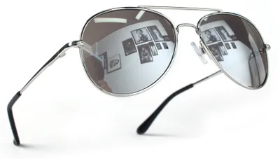 Produktbild von Pilotenbrille Silber Silber