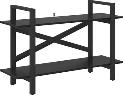 Image de vidaXL Bibliothèque noire imitation chêne 100 x 33,5 x 64 cm