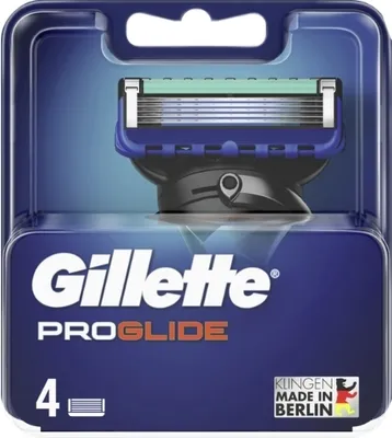 Zdjęcie produktu dla Gillette, ProGlide, Wkłady do maszynki, 4 sztuki (PRODUKT Z NIEMIEC)