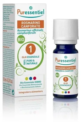 Immagine prodotto di Puressentiel Rosmarino Canfora Olio Essenziale Bio 10 Ml
