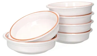 Image de 2 pièces Cazuela BLANC Bol en argile Ille Ø 16cm taille M Médiéval Viking