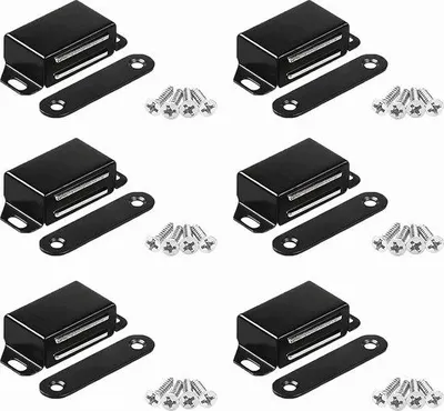 Produktbild von Famanu Türmagnet Set - 6 Stück Edelstahl Türmagneten für Küche und Möbel