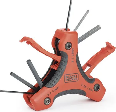 Image de Black + Decker BDHT0-71628 Clé Allen Multitool 1,5-6 mm