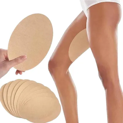 Zdjęcie produktu dla Naklejki na uda, zapobiegające otarciom, jednorazowe, kolor khaki, 40 sztuk