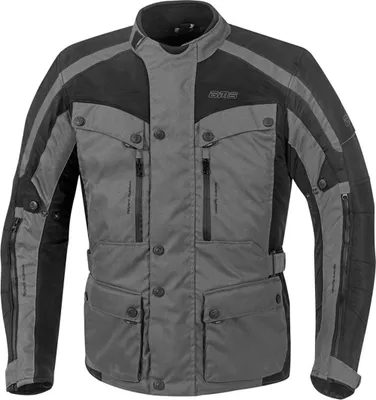 Zdjęcie produktu dla Tekstylna kurtka motocyklowa GMS Temper, szary/czarny, M