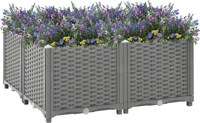 Obrázek produktu pro vidaXL Hochbeet 80x80x38 cm Polypropylen