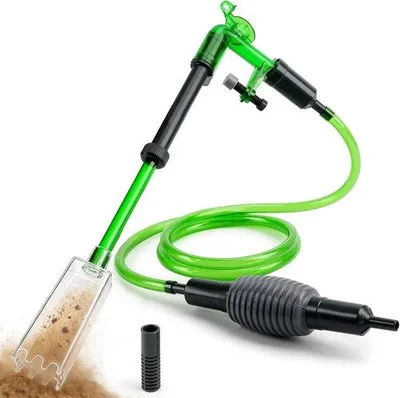 Produktbild von Aquarium-Wasserwechsler mit Siphon und Grindenreiniger, Schlammsauger für Wasserregeneration und Reinigung, Aquarium-Zubehör
