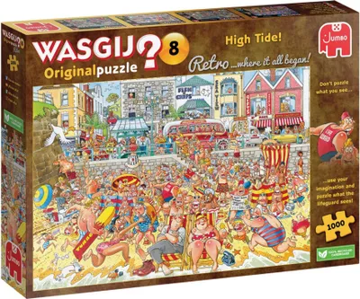 Produktbild von Jumbo Wasgij Puzzle - Hight Tide!, 1000 Teile