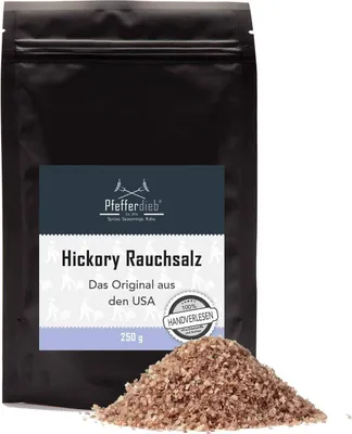 Produktbild von Hickory Rauchsalz kaltgeräuchert, 250g