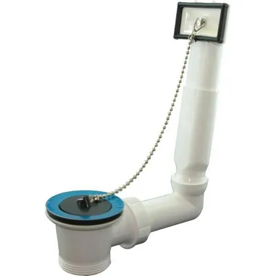 Produktbild von Sanit Ab- und Überlaufgarnitur PP weiß 1 1/2'' x 70 mit starrem Überlauf 32.040.00..0000